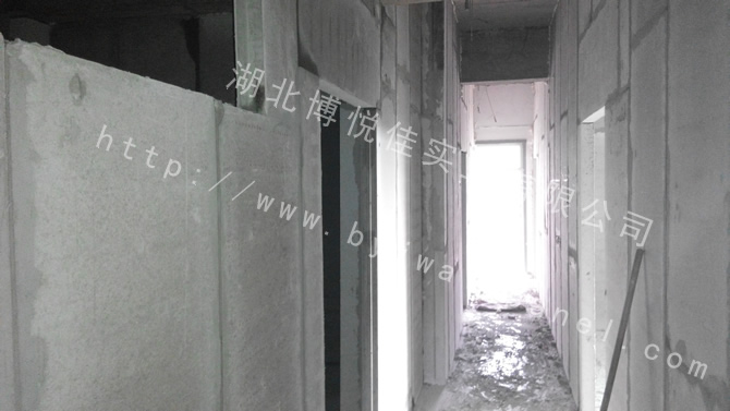博悅佳輕質(zhì)隔墻板園藝小區(qū)施工現(xiàn)場